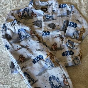 Pottery barn kids Star Wars pajamas set size 3T